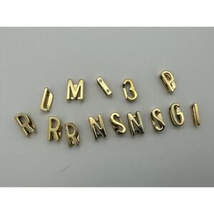 Keep Collective Gold Letters/numbers